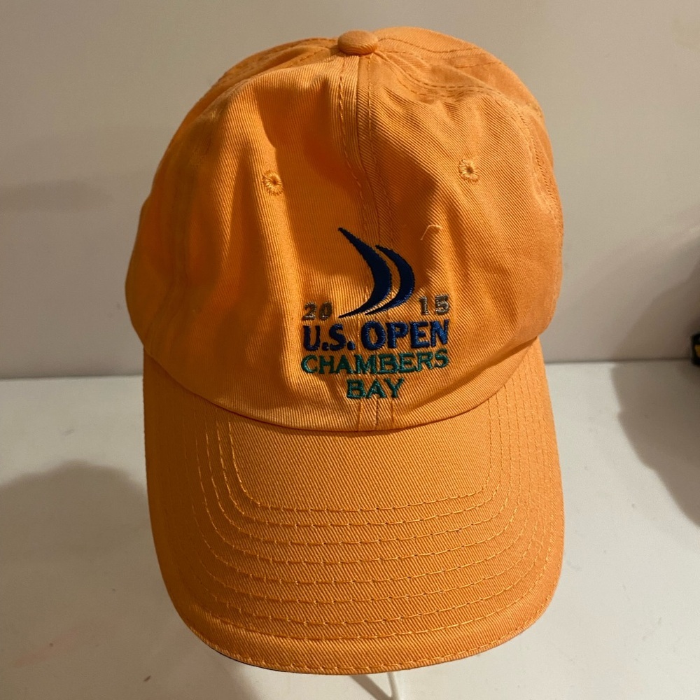 USGA Orange U.S. Open Chambers Bay Cap Strap Back